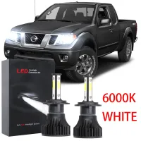 ชุดหลอดไฟหน้าฮาโลเจน LED 2010 6000K 6000K แบบเปลี่ยน สําหรับ Nissan Frontier D40 2004-2012 เสียบและเล่น