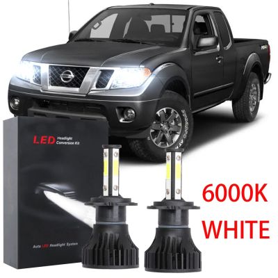 ชุดหลอดไฟหน้าฮาโลเจน LED 2010 6000K 6000K แบบเปลี่ยน สําหรับ Nissan Frontier D40 2004-2012 2PCS