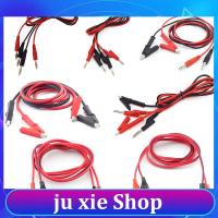 JuXie store 1M double end Test lead Wire Line electrical Voltage Banana Plug Alligator Clip Crocodile cable 15A diy for multimeter