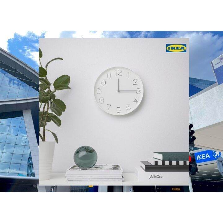 IKEA Authentic TROMMA Wall Clock White (Original) Lazada PH