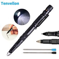 Military Survival Tactical Pen Self Defense Supplies Flashlight Writing Tool EDC defensa personal Cut Camping Survival