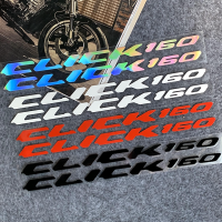 สติกเกอร์ติดมอเตอร์ไซค์ฮอนด้าโลโก้160 160I สำหรับฮอนด้าคลิก2ชิ้น/เซ็ตสติกเกอร์สะท้อนแสงกันแดดกันน้ำ