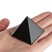 、‘】【【 NEW Obsidian Pyramid Natural Polished Sur Black Crystal Reiki Energy Stone Mineral Specimen Pyramid Ornaments Desktop Decor