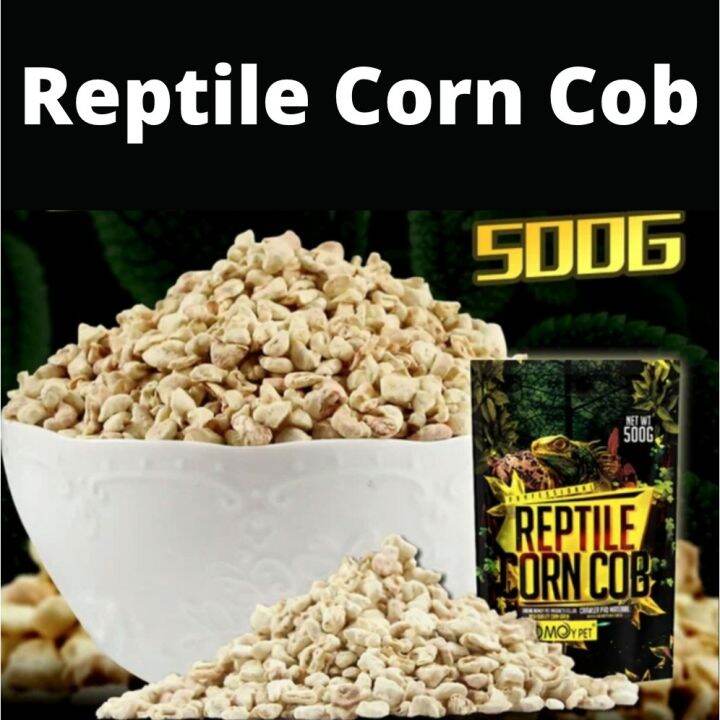 Malaysia Original Stock Reptile Corn Cob Bedding 500G For Snake Bearded Dragon Hamster Rabbit