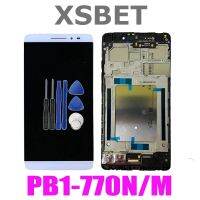 สำหรับ PB1-770N Phab Plus PB1-770M แผงสัมผัสหน้าจอ LCD PB1-770หน้าจอดิจิตอลประกอบกับกรอบ