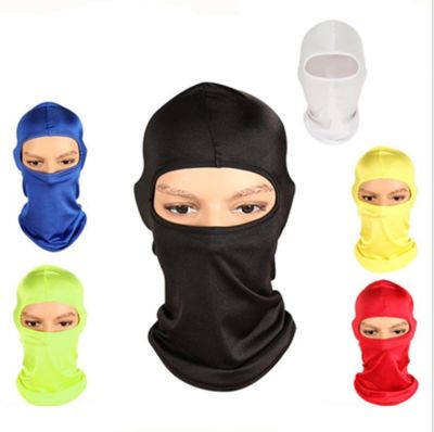 Soft lycra riding mask bicycle motorcycle equipment outdoor wind is prevented bask in dust CS masked mask head