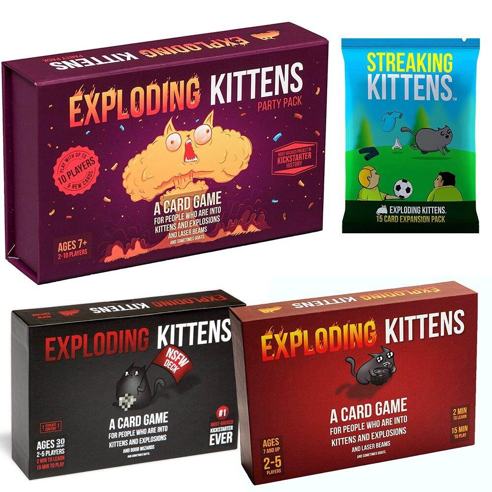 Exploding Kittens Recipes For Disaster Table Game Adult Board