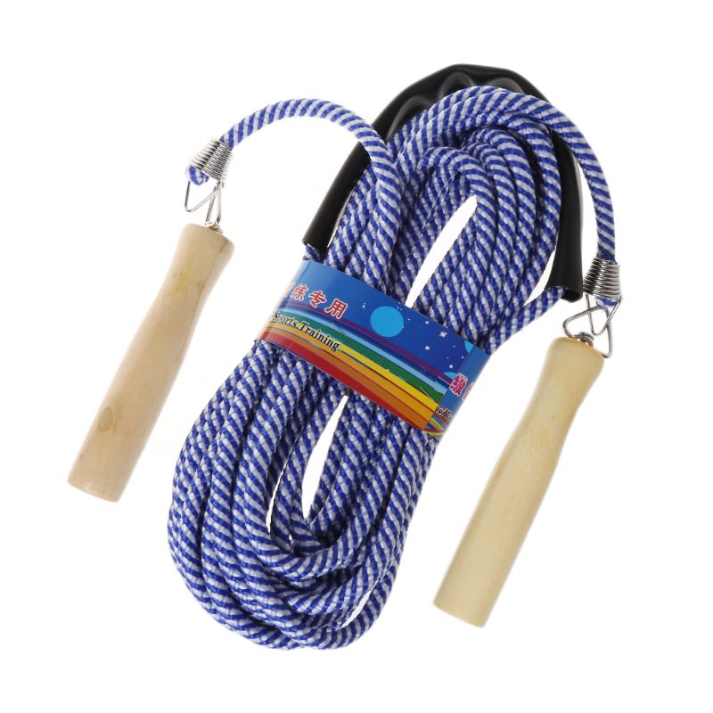 BINGHONG3 5m 7m 10m Hot Wooden Handle Skipping Gym School Group Multi Person Rope Jumping 