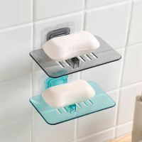 1pcs Bathroom Shower Soap Box Dish Storage Plate Tray Holder Case Soap Holder Bathroom Tray Accessories Box Shelf Wall Dishes