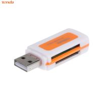 Mini USB2.0 4ช่องเสียบการ์ดสมาร์ทเครื่องอ่านการ์ดSD/MMC TF MS M2เครื่องอ่านการ์ด