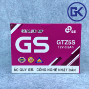 Ắc quy xe máy GS khô 12V-3.5Ah lùn tím GTZ5S