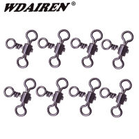 10 ชิ้น/ล็อตตกปลาหมุน Rolling Swivels อุปกรณ์ตกปลาทะเล Tackle Connector Rolling Swivels 3-way Swivels เครื่องมือ WD-537-SLPPP STORE