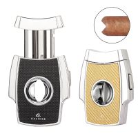 ™℡№ GALINER Cigar V Cutter Metal Butten Open Sharp Blade Cigar Cutter Portable Tabacco Cutting V-Cut Knift For Cigar