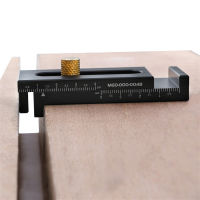 5-40mm Woodworking Micrometer Gap Gauge Aluminum Alloy Depth Measuring Sawtooth Ruler Marking Gauge Measuring Tools