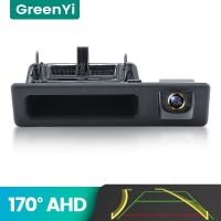 GreenYi 170 ° AHD 720P Trajectory สำหรับรถยนต์ BMW 5 Series F10 F11 3 Series F30 F31 F32 X3 F25 Night Vision ย้อนกลับ