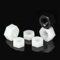 5-50 PCs M2.5 m3 M4 M5 M6 M10 M12 M14 M16 M18 M20 white or black plastic nylon hexagon socket thread DIN934