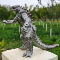 HOT!!!✲◘ cri237 17CM King Of The Monsters Mecha Godzilla Anime Action Figure Model Gojira Dinosaur Doll Mechagodzilla Kids Toy