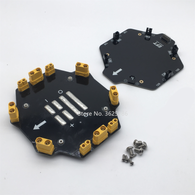EFT E610S E616S E410S E416S Rack Six-Axis Four-Axis V4 Current Power Distribution Board Agricultural Drone Frame 6S 12S PDB