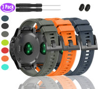 DLTECH 3Packสายนาฬิกาสายสำรองใช้งานร่วมกับGarmin Fenix 5และFenix 5 Plus,แถบซิลิโคนสำหรับForerunner 935, 945, Approach S60, Not Fit 5X, 5S