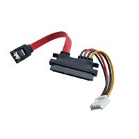 7Pin SATA DATA 4Pin FDD Floppy Power Supply Cable for 7 15 Pin 22pin SATA SSD HDD Hard Disk Drive PC HTPC HIN MINI ITX 10cm