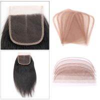 5pcs/bag 4X4inch Closure Frontal Base Hand-woven Hair Net Piece Making Wigs Cap Wig Accessory