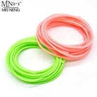 MNFT 4Yards/3Yards Soft Silicone Luminous Tube Green Pink Glowing Fishing Elastic Rubber Rig Making Glow Tubing Fish Accessories Accessories