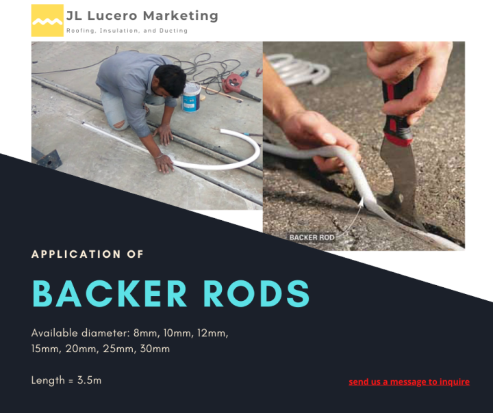 Polyethylene Backer Rods 20mm x 3.5m (3pcs per pack) caulk back up rod