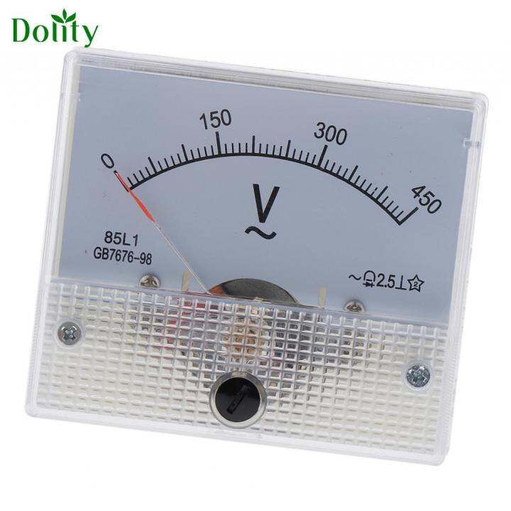 Dolity Accurate 85L1 AC Voltmeter Analog Pointer Voltage Meter Gauge ...