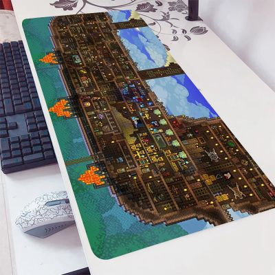 Terraria Mouse Pad Gaming Accessories Keyboard Mat Pc Accessories Deskmat Anime Mousepad Gamer Cute Mause Pads Carpet Mausepad