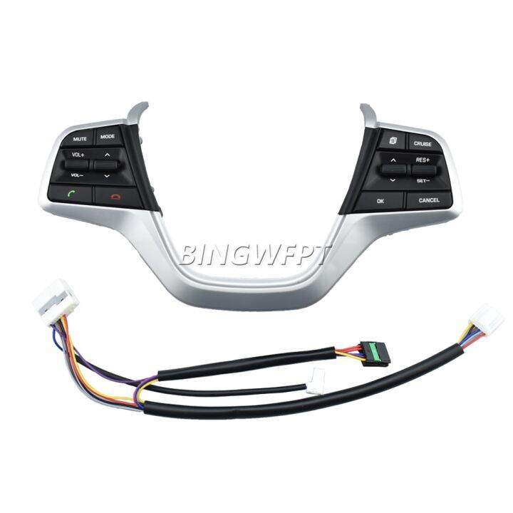 Cruise Control Steering Wheel Bluetooth Buttons For Hyundai ACCENT 2019 ...