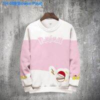 ❍ Ins trend fleece jacket Pikachu joint winter big yards and velvet small male money sets the high street thick coat