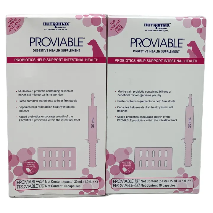 Nutramax ProviableKP Kit AntiDiarrheal Probiotics for Cats & Dogs