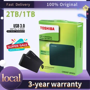 Toshiba Canvio Basics, Hard Drive, 1tb - 2tb Usb 3.0 2.5 Inch