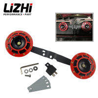 LIZHI RACING - Horns cket &amp; 2Pcs 12V 115DB Super Loud ไฟฟ้าขนาดกะทัดรัด Air Horn สำหรับ2008-2014 Subaru Impreza Wrxsti