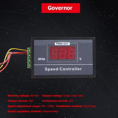 มอเตอร์ DC 6-60V 30A PWM,เครื่องควบคุมความเร็วสวิตช์ควบคุมแบบไม่มีขั้นบันได