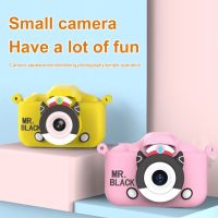 ZZOOI Cartoon Children Kids Camera Dual Lens 20MP HD Kids Digital Camera 2.0 inch Screen Children Camera with Lanyard Educational Toys Sports &amp; Action Camera