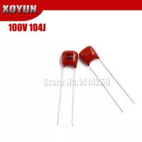 20PCS 100V104J Pitch 5mm 100NF 0.1UF 100V 104 CBB Polypropylene film capacitor