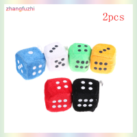 zhangfuzhi 2pcs 4cm ตุ๊กตาลูกเต๋าตุ๊กตาหมอนจี้เด็กเกม props ของเล่นของขวัญ