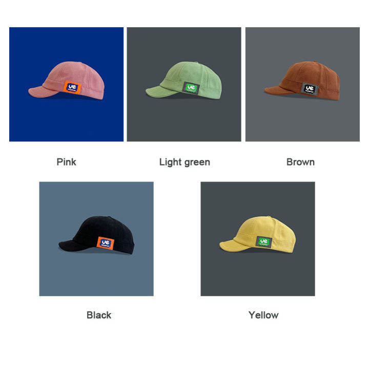 woma-หมวกชายคาสั้นของผู้ชายหมวกฉบับภาษาเกาหลีทุกอย่างฮิปฮอปหมวกเบสบอล