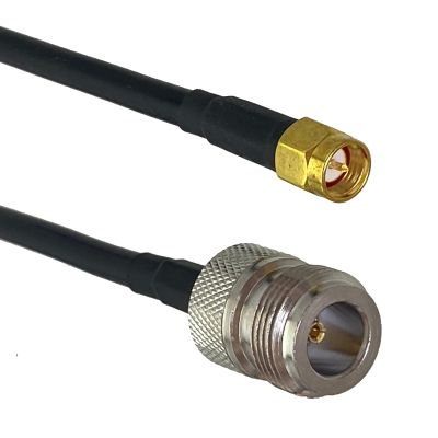 RG58 Cable N Female Jack to SMA Male Plug Straight RF Coaxial Jumper Pigtail Connector Wire Terminals 6inch~20M Electrical Connectors