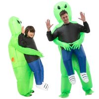 เด็กผู้ใหญ่เด็กผู้หญิงตลกInflatable Alienคอสเพลย์เครื่องแต่งกายชุดเด็กประสิทธิภาพชุดแฟนซีฮาโลวีนCarnival Theme Party