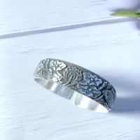 [COD] No. 5337 full silver 9999 lotus fish bracelet womens double play send national style weight about 74.5g