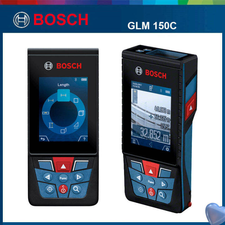 Bosch GLM 150C Laser Measure Distance Meter GLM150C 150M Rangefinder Bluetooth Data Transfer