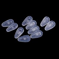 10pcs 5pairs Non-slip Silicone Nose Pad For Glasses Eyeglasses Sunglass Accessories 1.62x0.94cm