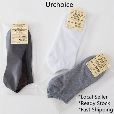 [READY STOCK] 1Pair Uni Free Size Cotton Sock School Office Fashion Casual Sport Short Ankle Socks Stoking Uni