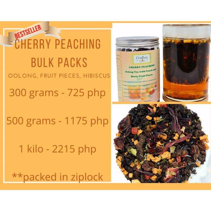 Bagong Wholesale blended tea Cherry Peaching Oolong Hibiscus Tea Mixed