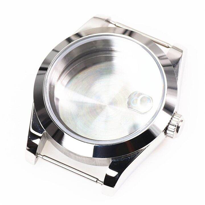 suitable-for-36mm-oyster-perpetual-sapphire-glass-with-magnifying-glass-stainless-steel-case-nh35nh36-movement-case-accessories