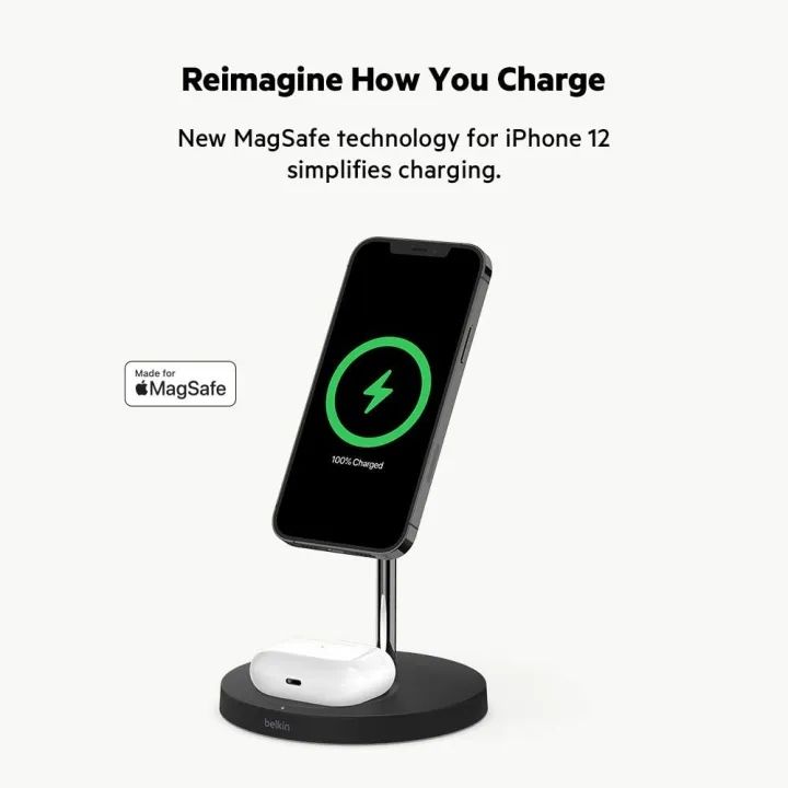 belkin-wiz010my-boostcharge-pro-2in1-wireless-charger-stand-with-magsafe-15w-adapter-iphone-14-13-12-airpods