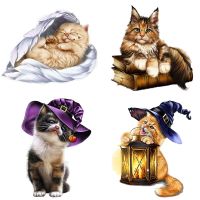 Three Ratels CX16 Super cute cartoon cat for kids decorative toilet refrigerator car