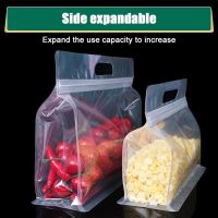 Silicone Food Storage Bag Reusable Stand Up Zip Shut Bag Ziplock Bag Portable Leakproof Containers Fresh Wrap Bags Kitchen Tools